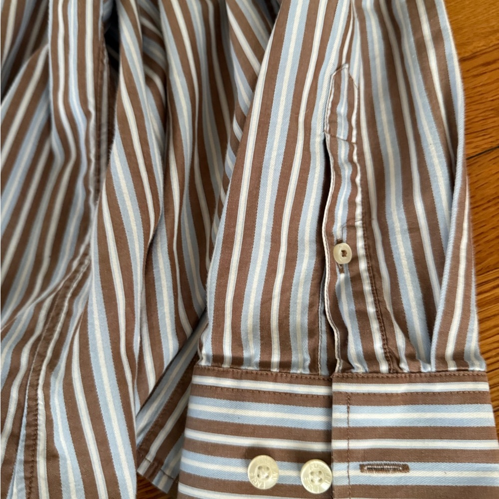 American Eagle Striped button down - image 3